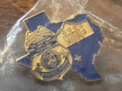 Texas State US Customs The Department of The Treasury Special Agent Pin NOS