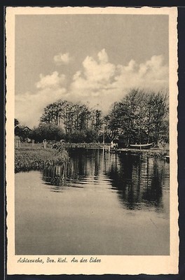Achterwehr /Bez. Kiel, An der Eider, Ansichtskarte 