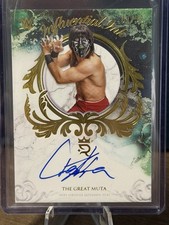 2025 Topps WWE Royalty INFLUENTIAL INK CARD- Great Muta /99 Auto