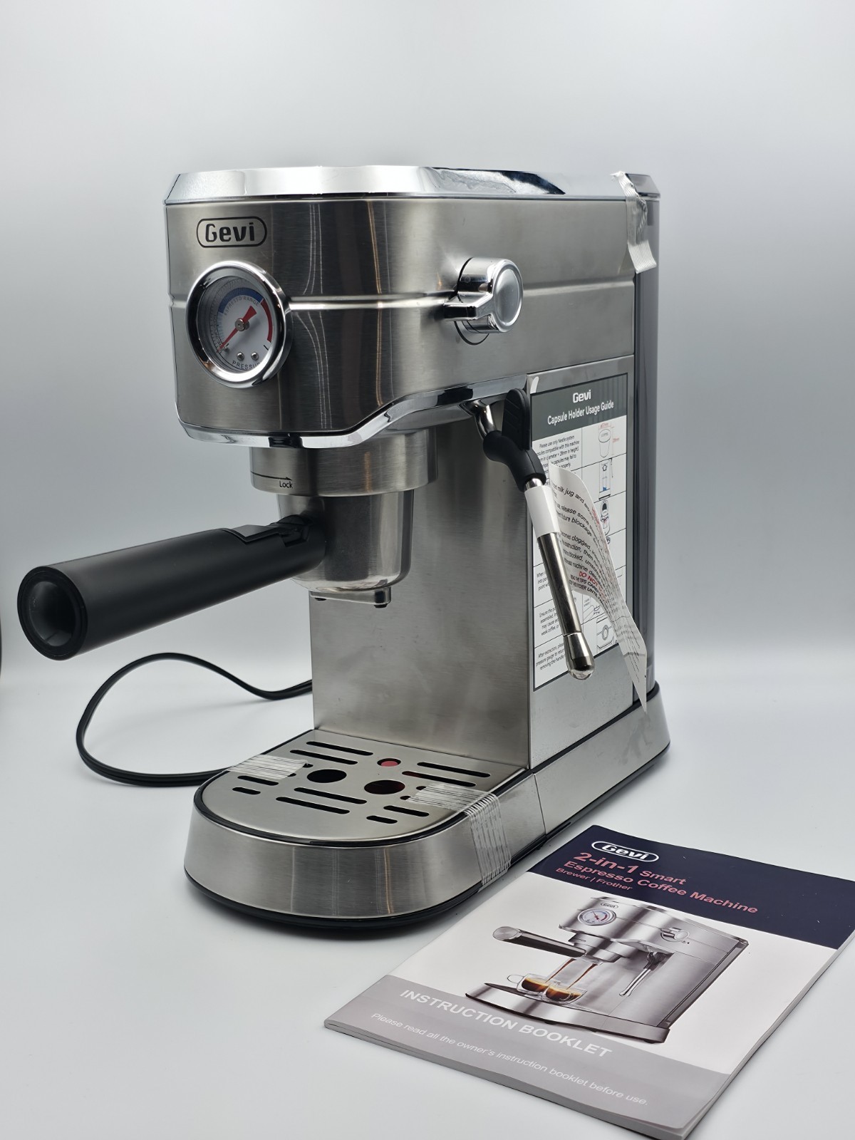 Gevi Commercial Espresso and Coffee Makers, Professional 20 Bar Espresso NIB 