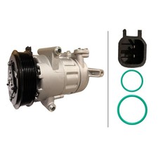Klimakompressor 12 V Ø 127 HELLA Aftermarket-Expertise für u.a. FORD TRANSIT
