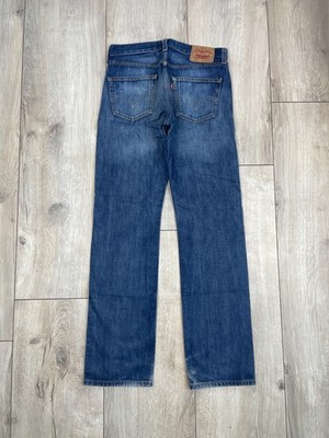 Levi's 501 Original Fit Jeans Herren Blau W32 L34 Baumwolle Levi Levis