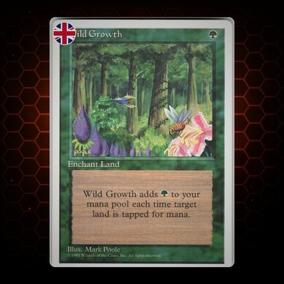 MTG - Wild Growth/Wildwuchs - 4ED - EN - PO