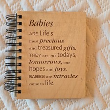Baby photo album with baby quotes