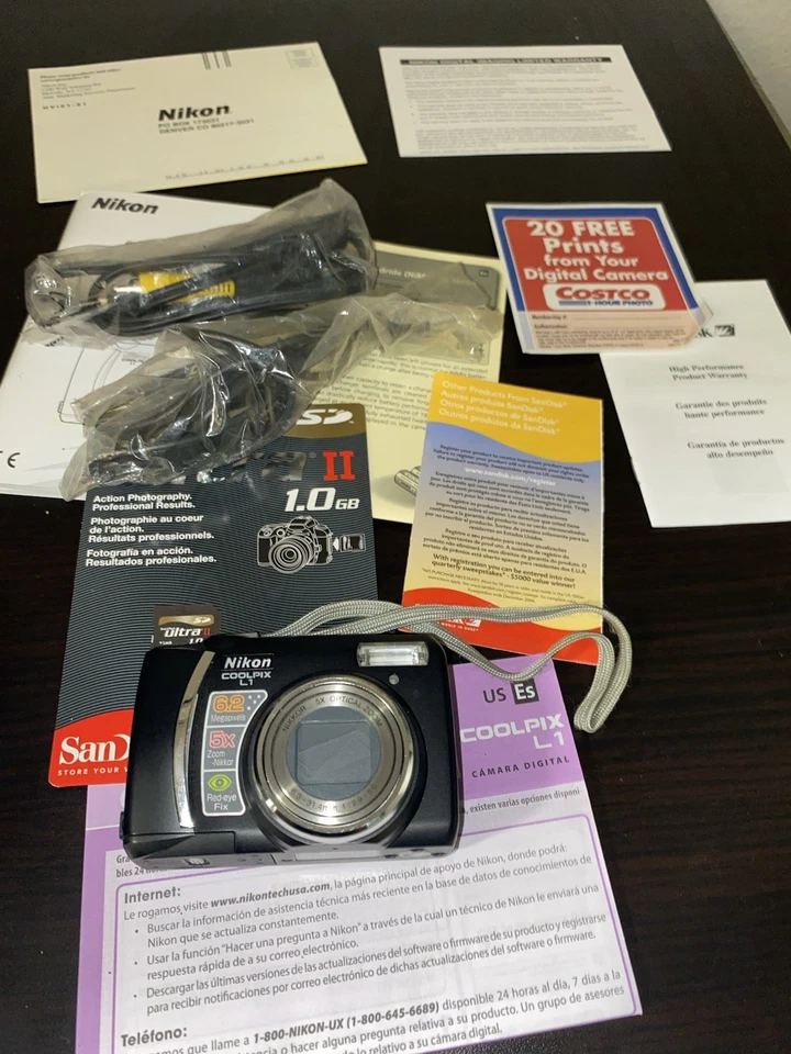 Nikon COOLPIX L1 6.2MP Digital Camera - Black - Image 3 of 4