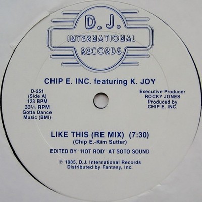 Chip E. Inc.* Featuring K. Joy - Like This (12'') (Very Good Plus (VG+)) - 413410