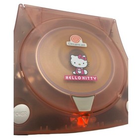 SEGA Dreamcast HKT-6500P Hello Kitty Skeleton Pink Limited Complete JAPAN