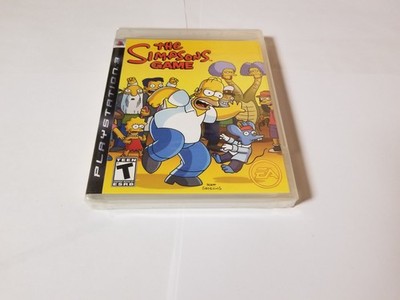 The Simpsons Game (PlayStation 3, 2007) PS3 New Sealed