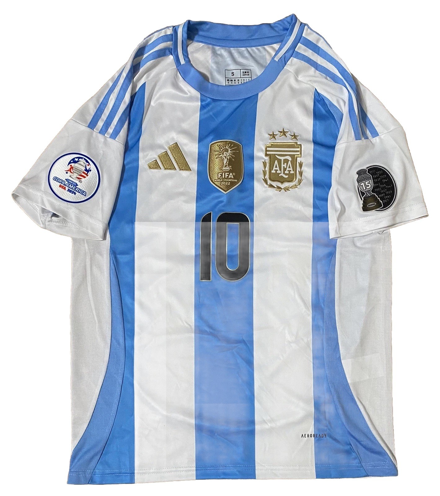 Adidas Argentina National Team Lionel Messi Copa America 2024 Jersey Size Small