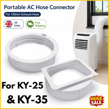 Portable AC Exhaust Hose Connector for 15cm KY-25 KY-35 Duct Adapter Window Vent