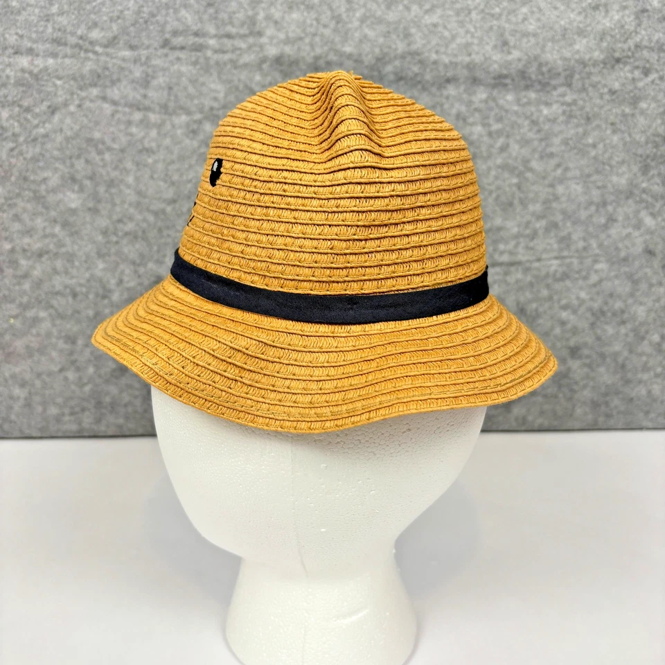 Детское место унисекс медведь соломенная шляпа размер 0-6 месяцев Fedora новый с ярлыками - Изображение 2 из 4