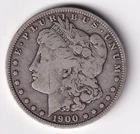 1900 O Morgan Silver Dollar 1$ Coin 90% Silver #964