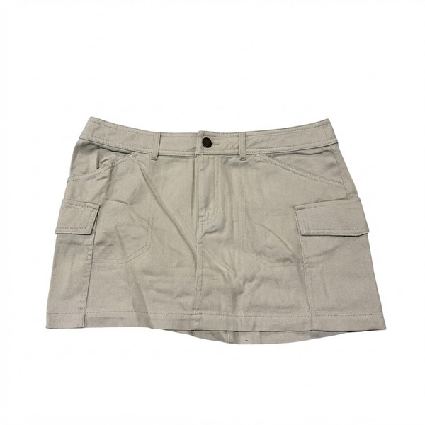 Billabong Cargo Mini Skirt - Beige Utility Style