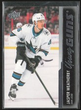 2021-22 UD Series 2 Jasper Weatherby 487 Young Guns RC