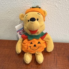 Disney Winnie the Pooh Pumpkin Mini Bean Bag Plush 8"