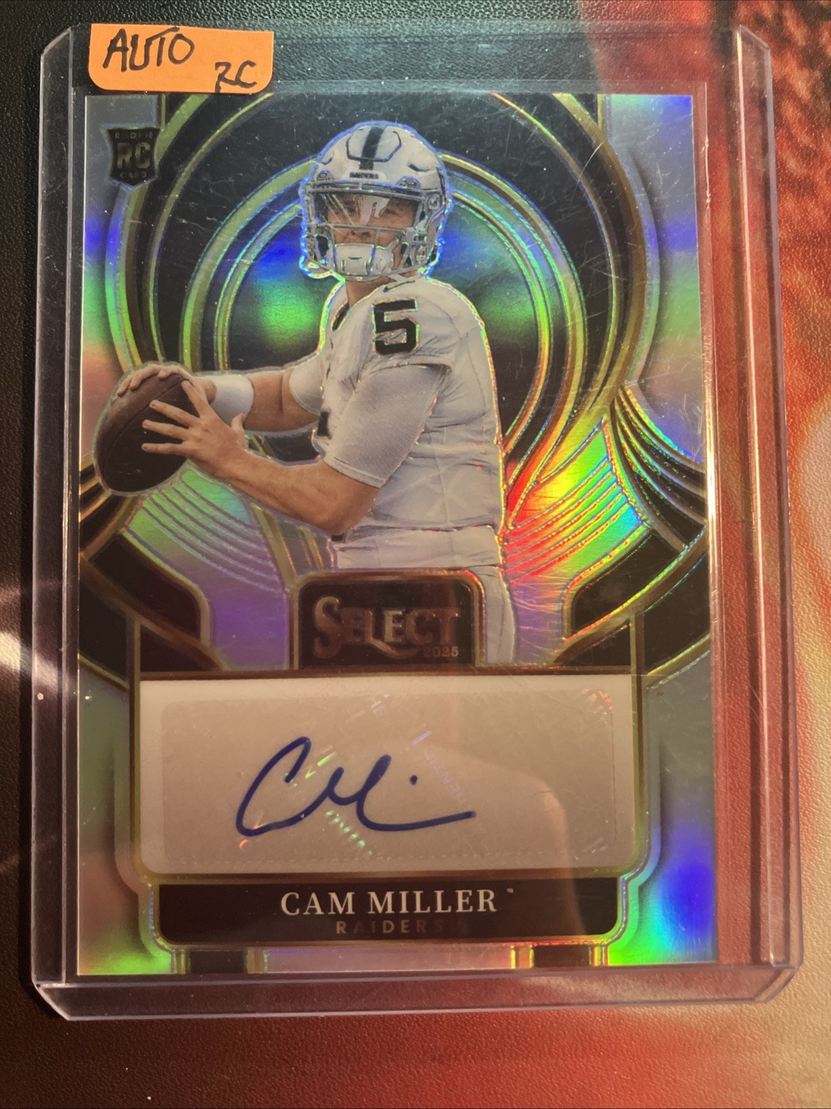 2025 Panini Select - Select Signatures Cam Miller #SIP-CMR (AU, RC)