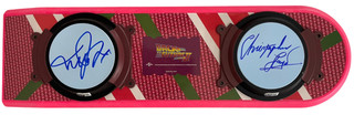 Hoverboard Beckett firmado por Michael J Fox Christopher Lloyd Regreso al Futuro