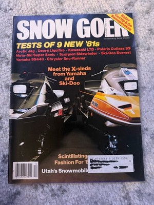 SNOW GOER November 1980 Snowmobiling Issue 12 Illustrated Magazine