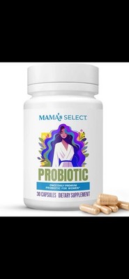 Mama's Select Probiotic for Women 30 Capsules Digestive Health Non-GMO Vegan