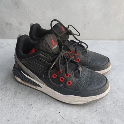 Air Jordan Max Aura 5 Big Kids BasketBall Shoes DZ4352-061 Black White Red Grey