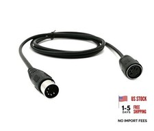 59inch MIDI Din Extension Cable,MIDI 5-Pin DIN Male to Female Audio MIDI/at