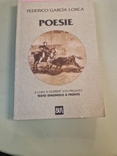 Libro Poesie di Federico Garcia Lorca BUR Poesia 1995
