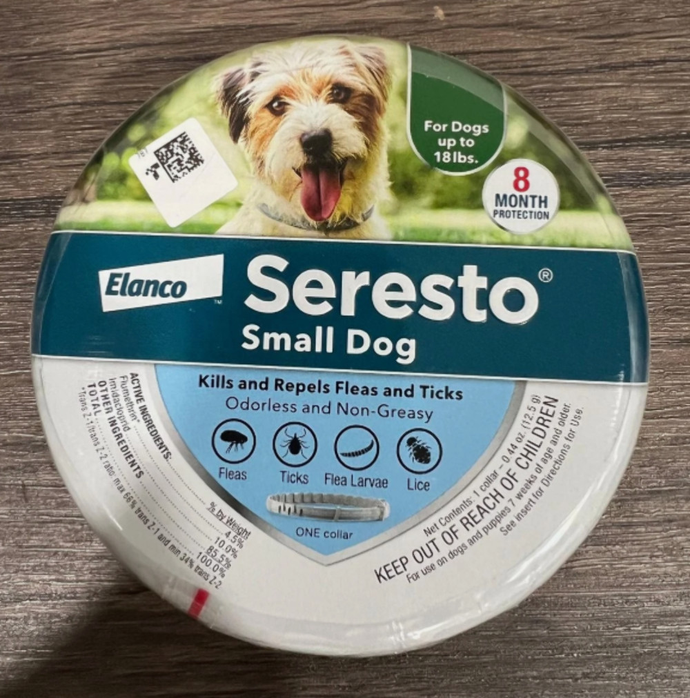 Seresto Small Dog Flea & Tick Treatment & Prevention Collar Under 18 lbs