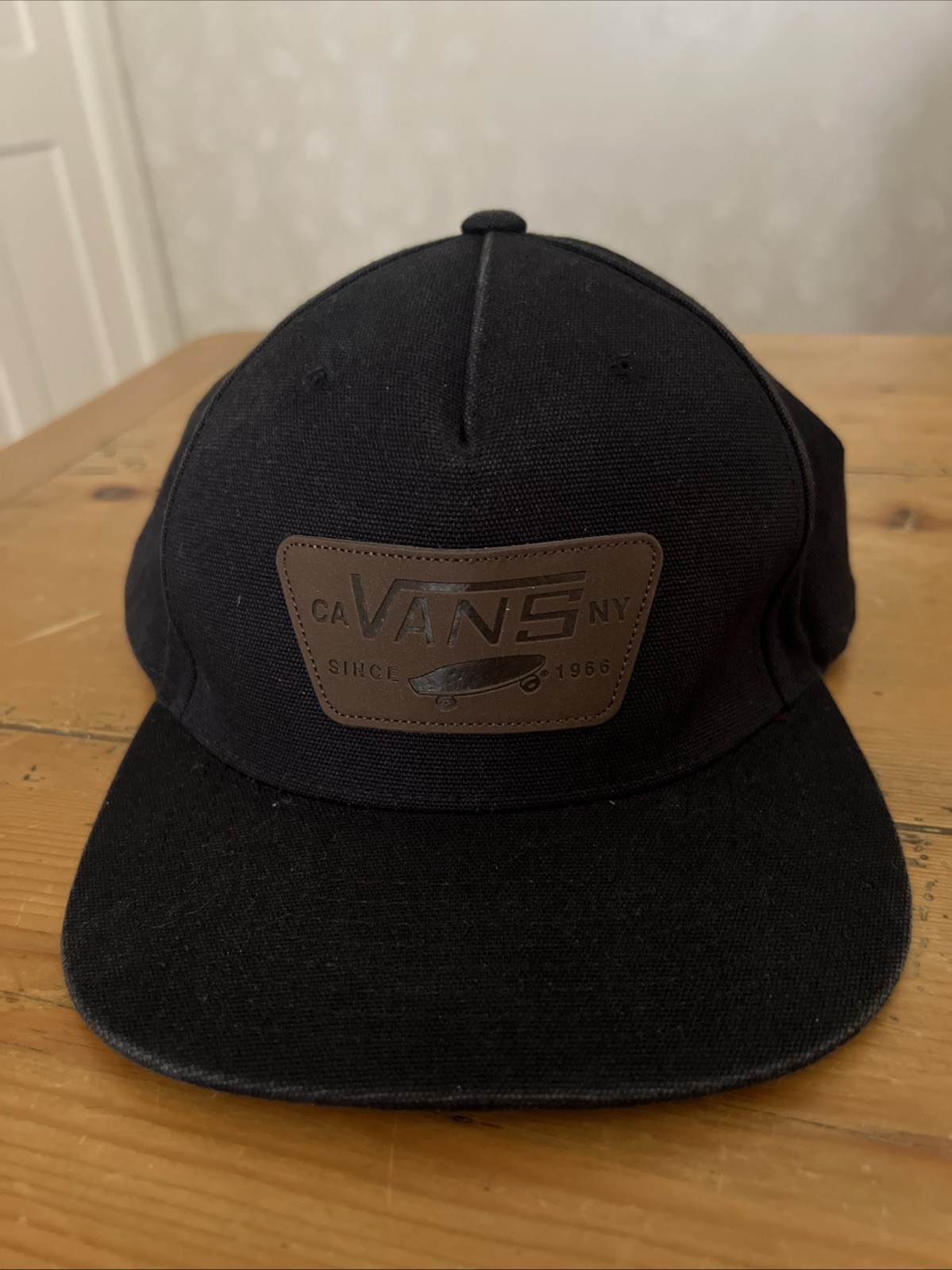 Vans Hat Cap Snapback Brown Adjustable Skateboard… - image 1
