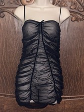 NWT Women  s S Black Solid Nightgown Lingerie