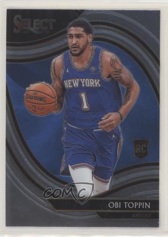 2020-21 Panini Select Courtside Obi Toppin #293 02ez