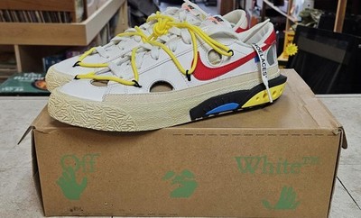 NIKE Blazer Low x Off-White WHITE/UNIVERSITY RED (APX025125)