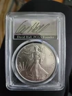 2023 American Silver Eagle $1 PCGS MS70 First Strike David Hall Signed
