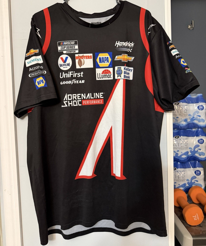 Hendrick Motorsports Chase Elliott NASCAR Shirt 2XL Black Red White