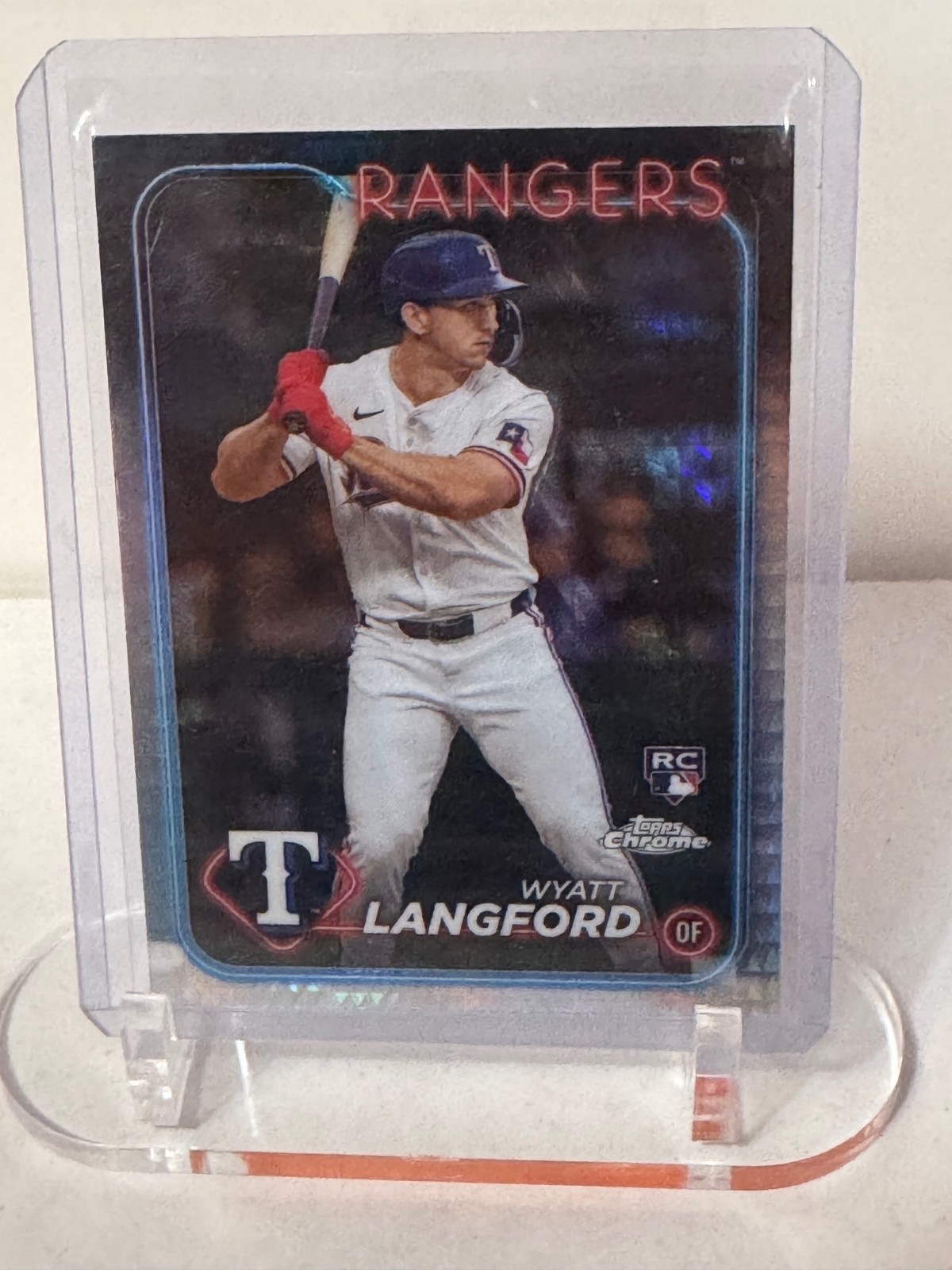 2024 Topps Chrome #122 Wyatt Langford Prism Refractors