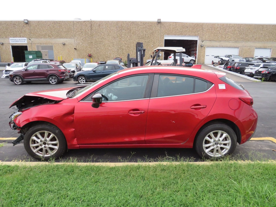 Espejo retrovisor Mazda 3 2014 atenuación manual OEM KD5369220A Foto 3 de 4