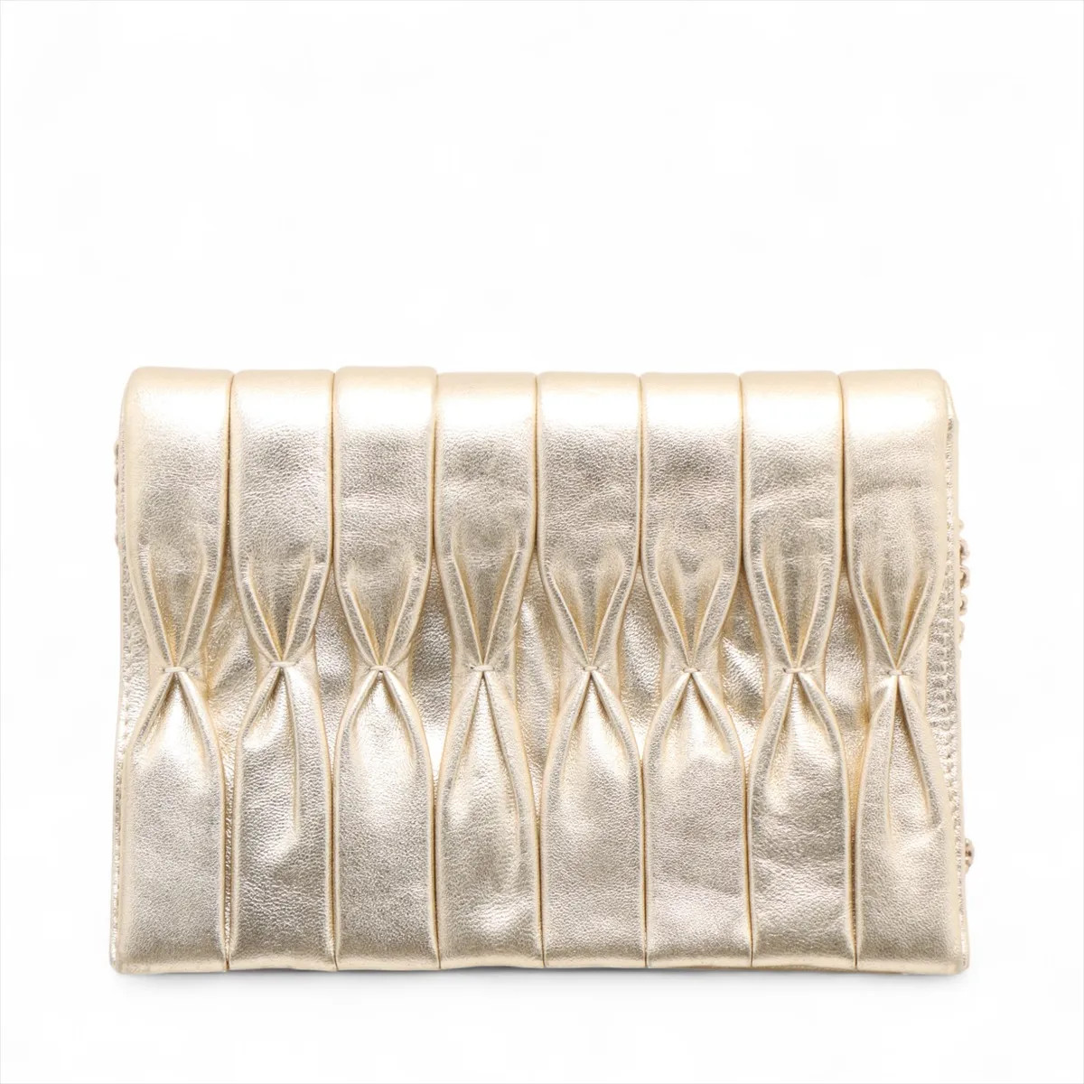 Chanel Coco Mark Lambskin Chain Shoulder Bag Gold Gold Metal Fittings 2XXXXXX thumbnail 2