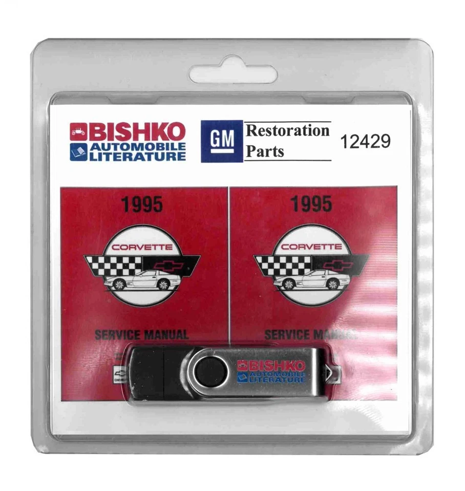 Chevrolet Corvette 1995 manual de reparación de taller USB Foto 2 de 3