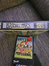 Baseball Stars Professional Neo Geo AES English Version USA -CIB -Tested -Works