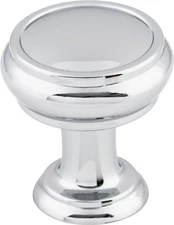 Top Knobs TK830PC Eden Small Knob 1" Polished Chrome