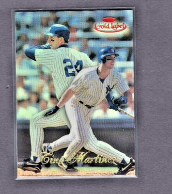 1998 TOPPS GOLD CLASS 3 RED LABEL MISSING SERIAL NO 95 TINO MARTINEZ YANKEES SSP