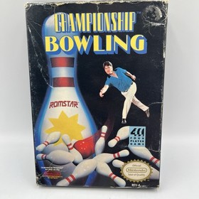 Championship Bowling (Nintendo Entertainment System, 1989) NES Complete CIB