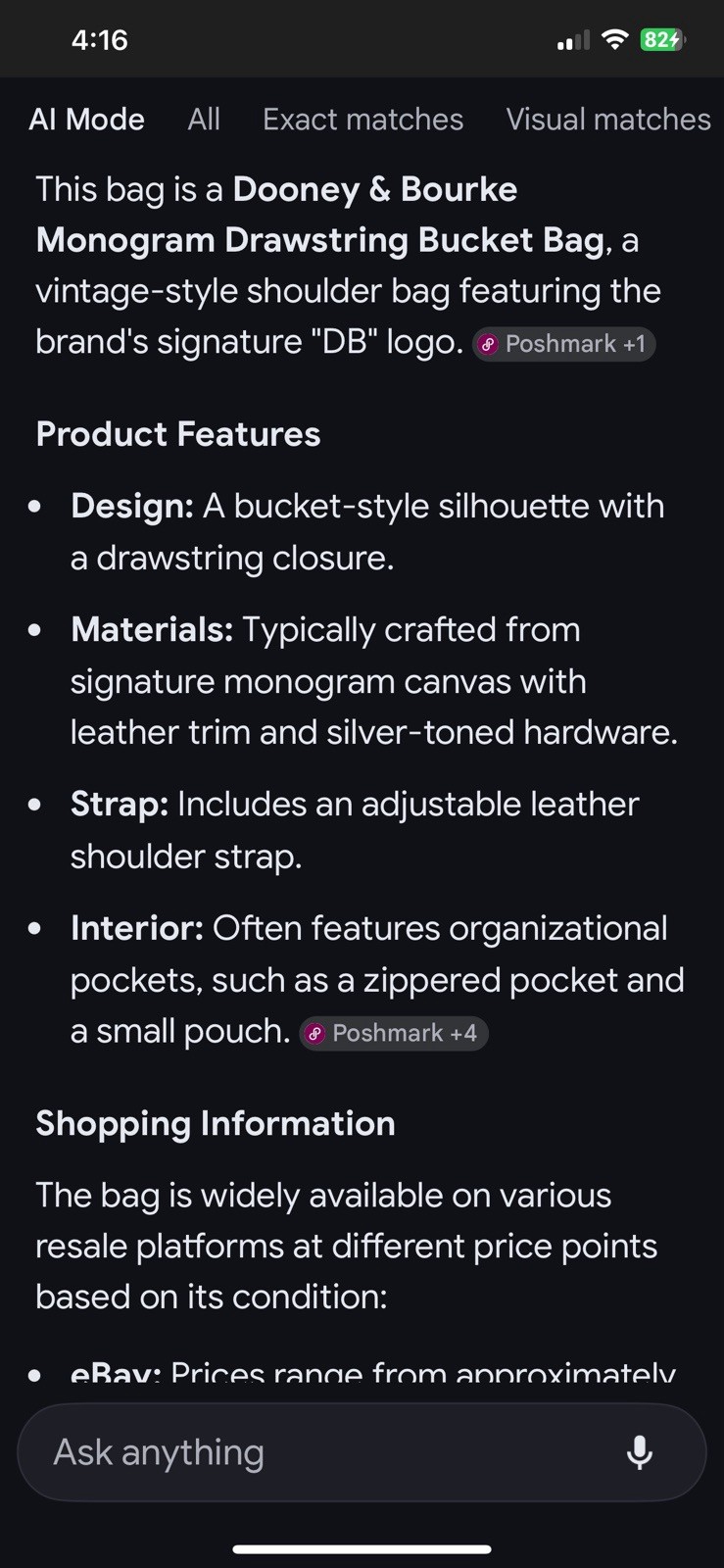 Dooney Bourke Gretta Drawstring Bucket Shoulder B… - image 21