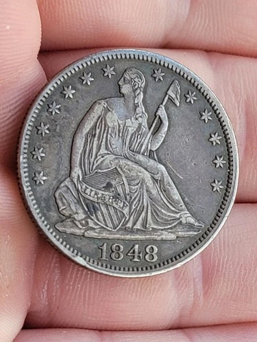 1848 Seated Liberty Half Dollar