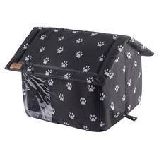 Stray Cats Shelter Cat Bed, Outdoor Waterproof Windproof Foldable Warm Pet Ca...