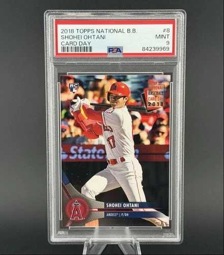 New ListingSHOHEI OHTANI 2018 TOPPS NATIONAL BASEBALL CARD DAY ROOKIE RC PSA 9 Q6995