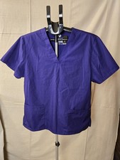 Adar Universal Scrub Top V-Neck Medium Purple