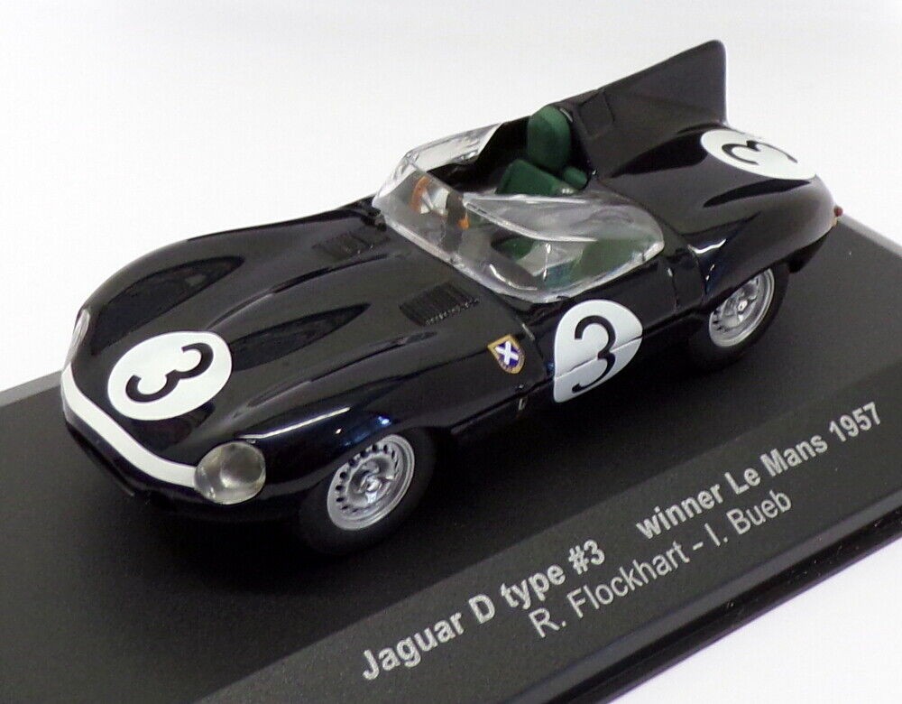 Jaguar D-Type 1957 Le Mans IXO 1/43 miniature de collection