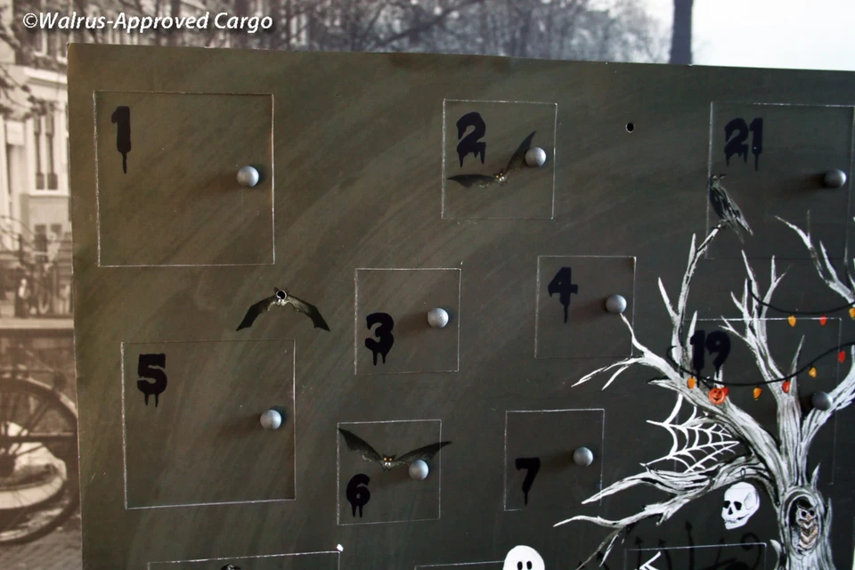 POTTERY BARN SCARY SQUAD HALLOWEEN COUNTDOWN CALENDAR -NIB- BOO-COO FUN FOR KIDS - Image 4 of 4