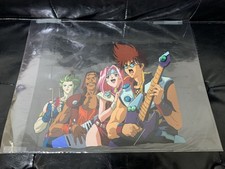 Macross 7 Anime Production Cel Original Animation Painting FIRE BOMBER Basara