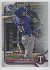 2022 Bowman Chrome Prospects Refractor 434/499 Maximo Acosta #BCP-113 wq8